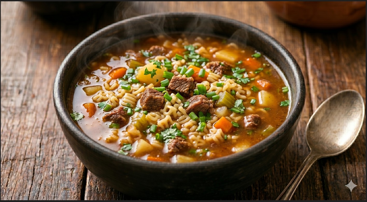 SOPA DE MACARRÃO
